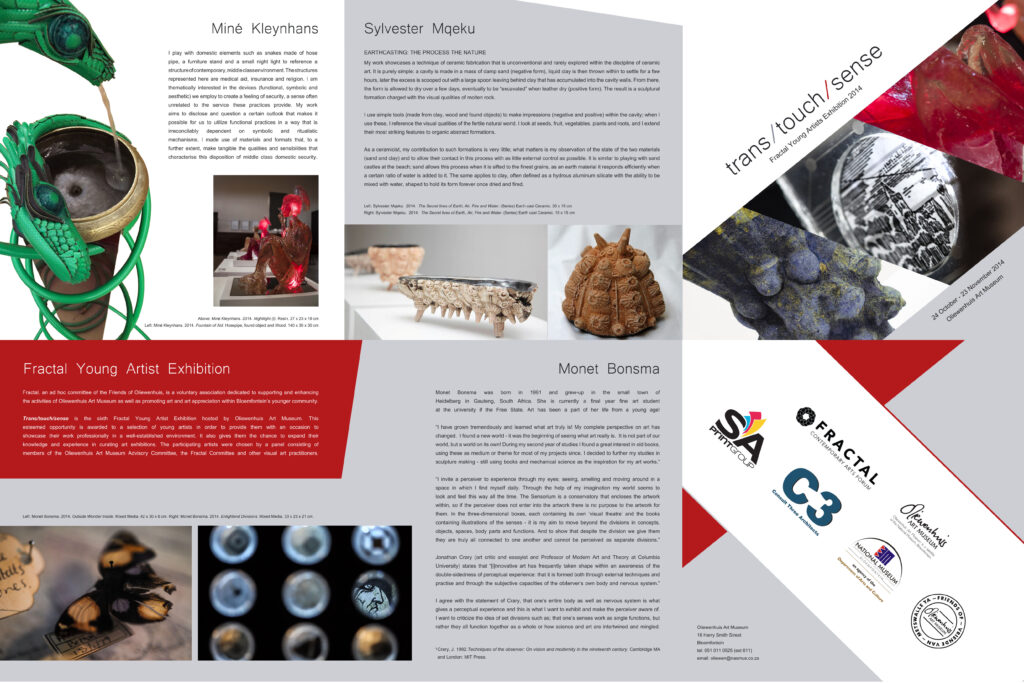 Exciting brochure design for art exhibition